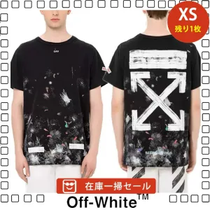 在庫一掃セール Off-White T-Shirt C/O VIRGIL ABLOH OW オフホワイト Ｔシャツ ブラック